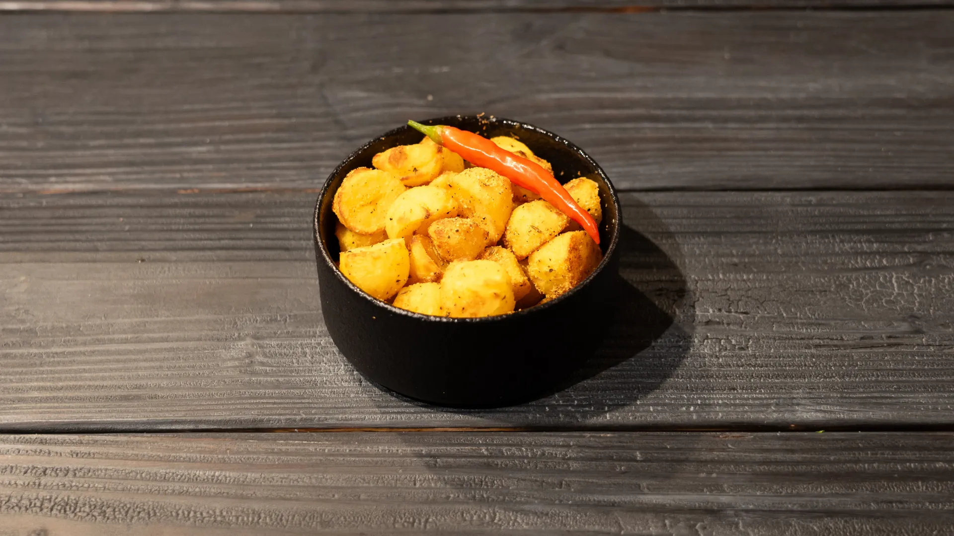 Gebakken krieltjes (rode kruiden - pittig)